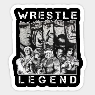 WRESTLE legend Sticker